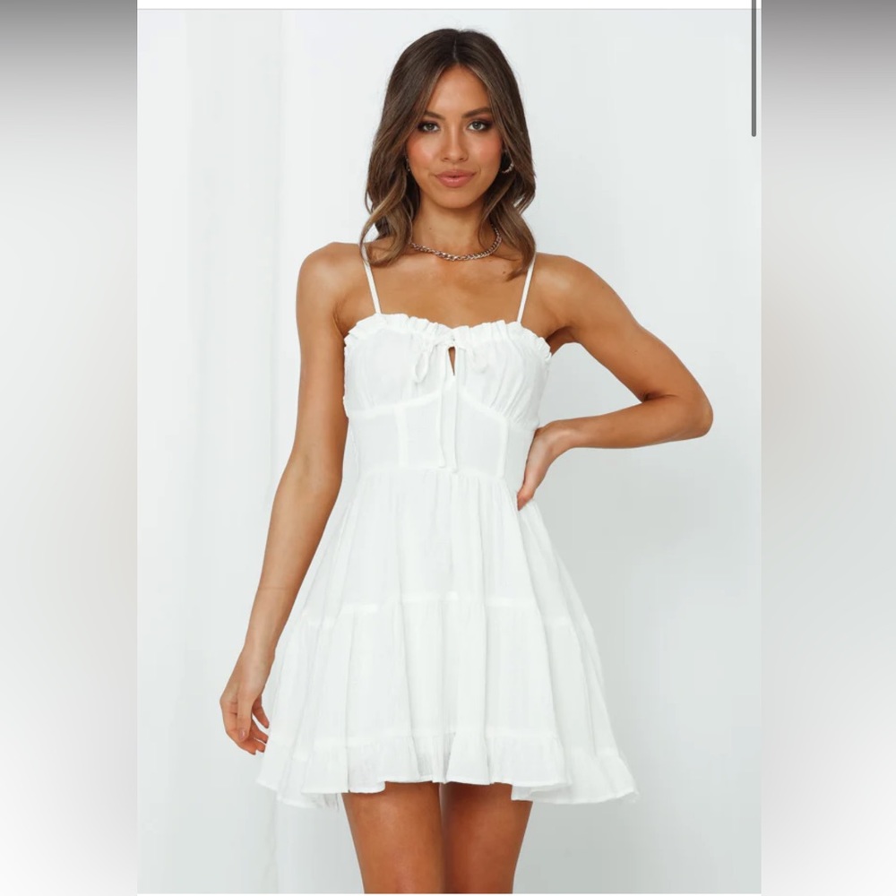 Hello Molly White Mini Dress